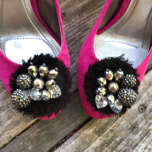 🌺 BCBGeneration BNIB Scottie Hot Purple Pumps 8M! - Picture 6 of 10